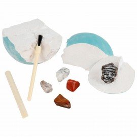 Набор для раскопок "Сокровища Солнечной системы", 8 планет, карточки, инструменты BRAUBERG KIDS, 665131