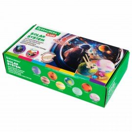 Набор для раскопок "Сокровища Солнечной системы", 8 планет, карточки, инструменты BRAUBERG KIDS, 665131