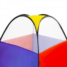 Детская игровая палатка-лабиринт с 2 тоннелями и кубом, 4 в 1, в сумке, BRAUBERG KIDS, 665171