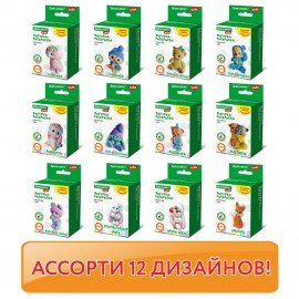 ФИГУРКА ИЗ ГИПСА с красками и кистью для росписи, ассорти, BRAUBERG KIDS, 665203