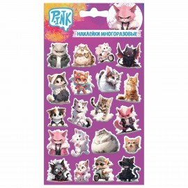 Наклейки объемные АССОРТИ, 11х20 см, PY