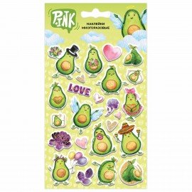 Наклейки объемные АССОРТИ, 11х20 см, PY