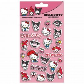 Наклейки объемные АССОРТИ, 11х20 см, PY