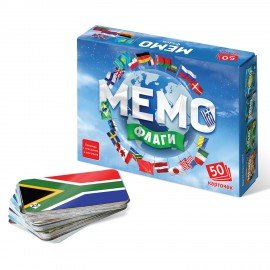 Игра настольная МЕМО 50 карточек, АССОРТИ 8 сюжетов, НИ, 67875, 7203