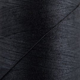 Набор швейных ниток 40/2 5000 ярдов 4 штуки, черные, DEVELIA, 665428