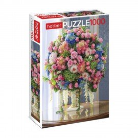 Пазл картонный 1000 элементов АССОРТИ, 10 дизайнов, 480х680 мм, HATBER