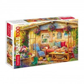 Пазл картонный 1000 элементов АССОРТИ, 10 дизайнов, 480х680 мм, HATBER