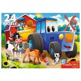 Пазл картонный "МАКСИ-ПАЗЛЫ", АССОРТИ, 180х125х40 мм, РК