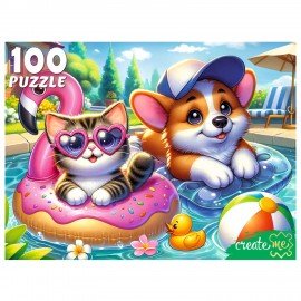 Пазл картонный "МАКСИ-ПАЗЛЫ", АССОРТИ, 180х125х40 мм, РК