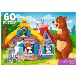 Пазл картонный "МАКСИ-ПАЗЛЫ", АССОРТИ, 180х125х40 мм, РК