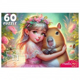 Пазл картонный "МАКСИ-ПАЗЛЫ", АССОРТИ, 180х125х40 мм, РК