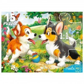 Пазл картонный "МАКСИ-ПАЗЛЫ", АССОРТИ, 180х125х40 мм, РК