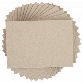 Картон переплетный, толщина 1,5 мм, А6 (105х148 мм), КОМПЛЕКТ 20 шт., BRAUBERG ART, 665561