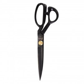 Ножницы портновские 290 мм, КЛАССИЧЕСКИЕ,черные,ручки с силиконовым покрытием, ОСТРОВ СОКРОВИЩ, 665599