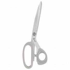 Ножницы портновские 230 мм, КЛАССИЧЕСКИЕ, серые, пластиковые ручки, ОСТРОВ СОКРОВИЩ, 665602