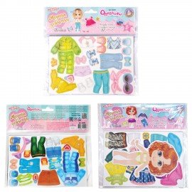 Игра магнитная "Одевашки. Модная девчонка", АССОРТИ, 37 элементов, 24х22,7х0,7 см, 10 КОР