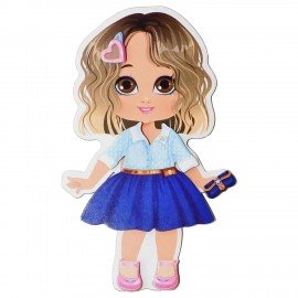 Игра магнитная "Одевашки. Модная девчонка", АССОРТИ, 37 элементов, 24х22,7х0,7 см, 10 КОР