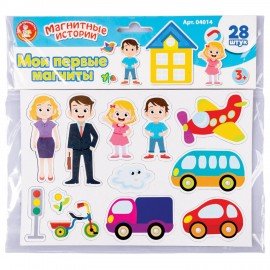 Магниты "Мои первые магниты", АССОРТИ, 3 сюжета, 10 КОР
