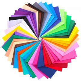 Пористая резина/фоамиран А4, 1мм, 55л, 55цв, яркие цвета, ОСТРОВ СОКРОВИЩ, 665662