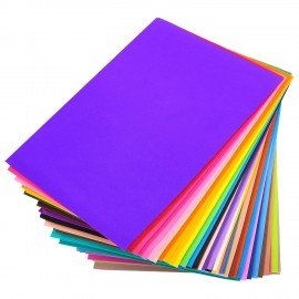 Пористая резина/фоамиран А4, 1мм, 55л, 55цв, яркие цвета, ОСТРОВ СОКРОВИЩ, 665662