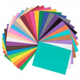 Пористая резина/фоамиран А4, 2мм, 30л, 30цв, яркие цвета, ОСТРОВ СОКРОВИЩ, код 1С, 665664