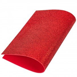 Пористая резина/фоамиран А4, 2мм, 20л, 20цв, пастельные цвета, блестки, ОСТРОВ СОКРОВ, 665665