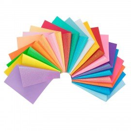 Пористая резина/фоамиран А4, 2мм, 20л, 20цв, пастельные цвета, блестки, ОСТРОВ СОКРОВ, 665665