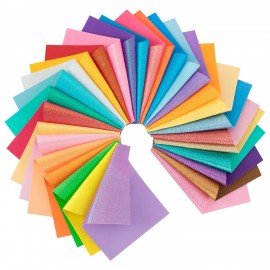 Пористая резина/фоамиран А4, 2мм, 30л, 30цв, яркие цвета, блестки, ОСТРОВ СОКРОВИЩ, к, 665666