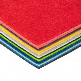 Фетр cупер жесткий А4, 1мм, 10л, 10цв, плотность 160 г/м, ОСТРОВ СОКРОВИЩ, 665667