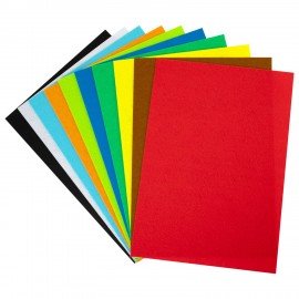 Фетр cупер жесткий А4, 1мм, 10л, 10цв, плотность 160 г/м, ОСТРОВ СОКРОВИЩ, 665667