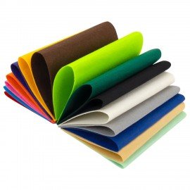 Фетр жесткий А4, 1мм, 15л, 15цв, плотность 160 г/м, ОСТРОВ СОКРОВИЩ, 665668