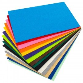 Фетр жесткий А4, 1мм, 15л, 15цв, плотность 160 г/м, ОСТРОВ СОКРОВИЩ, 665668