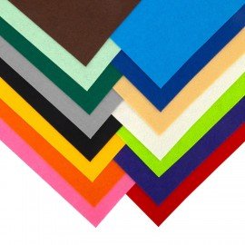 Фетр жесткий А4, 1мм, 15л, 15цв, плотность 160 г/м, ОСТРОВ СОКРОВИЩ, 665668