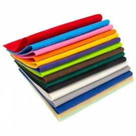 Фетр жесткий А4, 1мм, 15л, 15цв, плотность 160 г/м, ОСТРОВ СОКРОВИЩ, 665668