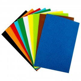 Фетр мягкий утолщенный А4, 2мм, 10л, 10цв, плотность 250 г/м, ОСТРОВ СОКРОВИЩ, 665669