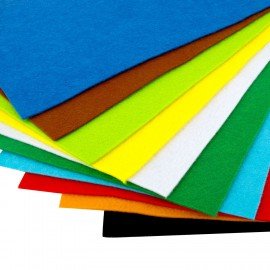 Фетр мягкий утолщенный А4, 2мм, 10л, 10цв, плотность 250 г/м, ОСТРОВ СОКРОВИЩ, 665669