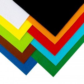 Фетр мягкий утолщенный А4, 2мм, 10л, 10цв, плотность 250 г/м, ОСТРОВ СОКРОВИЩ, 665669