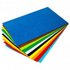 Фетр мягкий утолщенный А4, 2мм, 10л, 10цв, плотность 250 г/м, ОСТРОВ СОКРОВИЩ, 665669