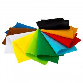 Фетр мягкий утолщенный А4, 2мм, 10л, 10цв, плотность 250 г/м, ОСТРОВ СОКРОВИЩ, 665669