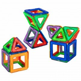 Магнитный конструктор MAGNETIC BLOCKS, 30 магнитных деталей, BRAUBERG KIDS, код 1С, 665719