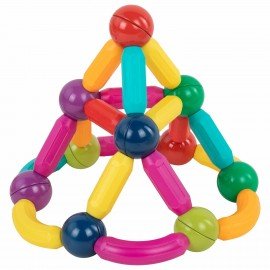 Магнитный конструктор MAGNETIC STICKS, 72 магнитные детали, BRAUBERG KIDS, код 1С, 665722