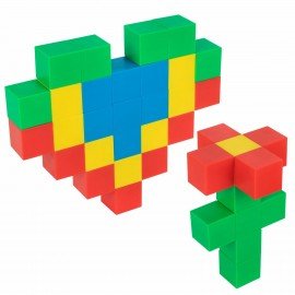 Магнитный конструктор MAGNETIC CUBES "КУБИЧЕСКИЙ", 48 магнитных кубиков, BRAUBERG KID, 665723