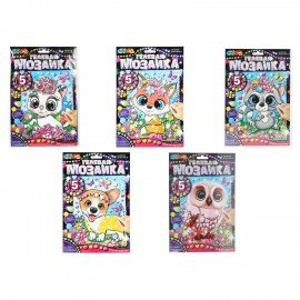 Набор для создания аппликации из гелевой мозаики, 17х23 см, АССОРТИ, МУЛЬТИ АРТ