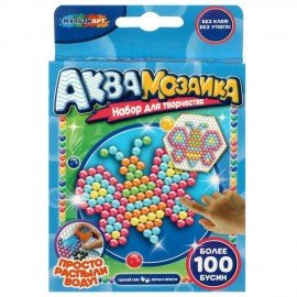 Аквамозаика, 100 бусин, АССОРТИ, МУЛЬТИ АРТ