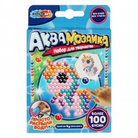 Аквамозаика, 100 бусин, АССОРТИ, МУЛЬТИ АРТ