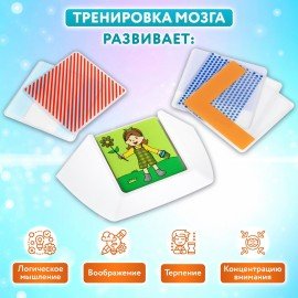 Настольная логическая игра IQ ТРЕНИНГ "Логика стиля", 1TOY, Т25561