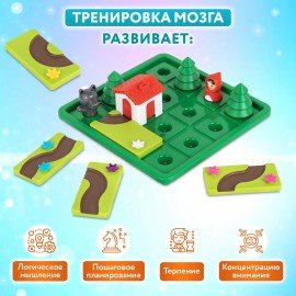 Настольная логическая игра IQ ТРЕНИНГ "Красная шапочка", 1TOY, Т25562