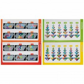 Настольная логическая игра IQ ТРЕНИНГ "Смарт пазл Кристаллы", 1TOY, Т25567