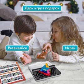 Настольная логическая игра IQ ТРЕНИНГ "Смарт пазл Кристаллы", 1TOY, Т25567
