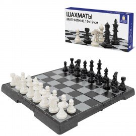 Шахматы магнитные ХИТ классические, доска 19*19см, ЗОЛОТАЯ СКАЗКА, 665760